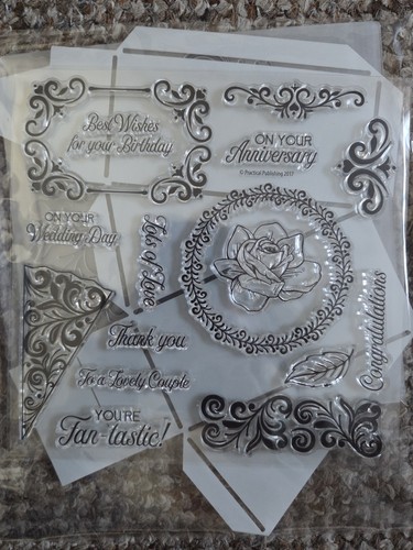 Clear stamp embossing - &,