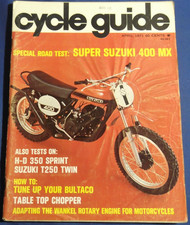 CYCLE GUIDE MAGAZINE-APRIL