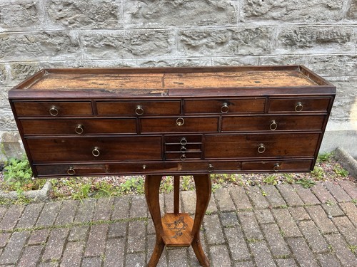 Georgian multi draw chest - draw,