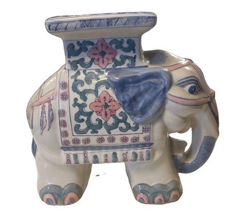 Vintage ceramic elephant - vintage,