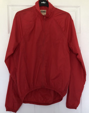 Campagnolo Men's Red Lightweight Packable Cycling Jacket  Size Medium
