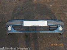 RENAULT CLIO 1999 MK2 FRONT BUMPER WITH FOG LIGHTS IN BLUE GREEN