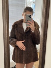 Natural Vintage beaver fur coat