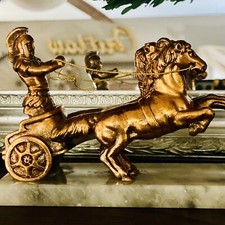 Vintage spelter bronze roman - bronze,