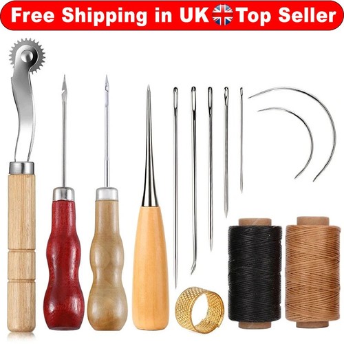 Leather sewing kit - leather, hand