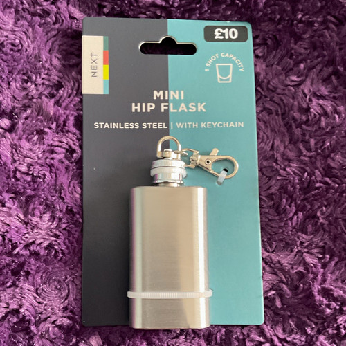 Next mini hip flask stainless - next,