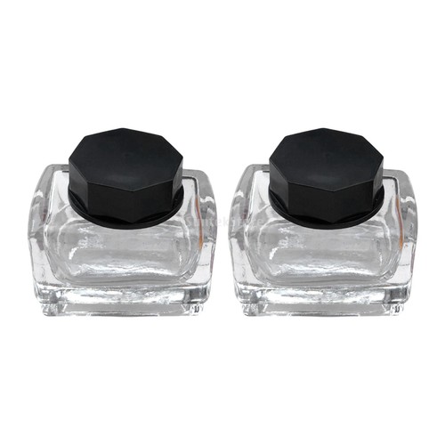 2pcs glass bottles jar - 2pcs,