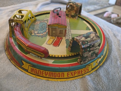 Vintage marx tin honeymoon - tin,