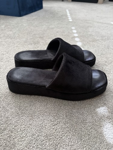 Tesco soft black suede - f&f,