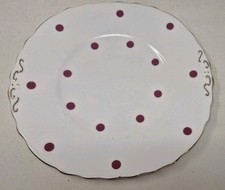 Royal Vale Crimson Polka Dot