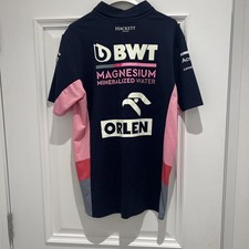 Racing Point Force India F1 Team Polo T-Shirt 1/4 Zip BWT Hacket London size M