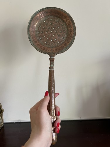 Antique islamic copper plated - copper,