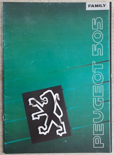 Peugeot 505 family brochure - 505,