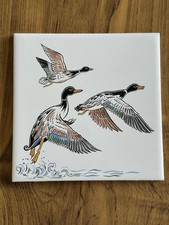 Three Flying Ducks Ceramic Tile Pilkington England 