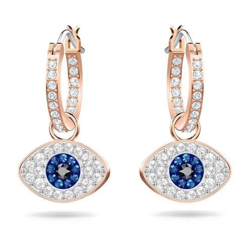 Swarovski gold and blue - and, evil