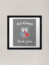 Cute Owl Valentine gift design