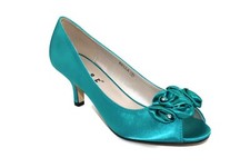 WOMENS SATIN WEDDING SHOES