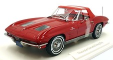 Norev 1/18 Scale Diecast 189056 - 1963 Chevrolet Corvette Sting Ray Convertible