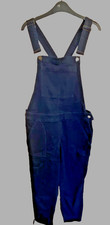 Women's White Stuff Stretch Dungarees UK 10R Dark Blue Relaxed Fit BNWOT