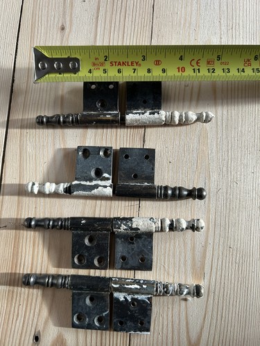 Vintage french hinges 12cm - vintage,