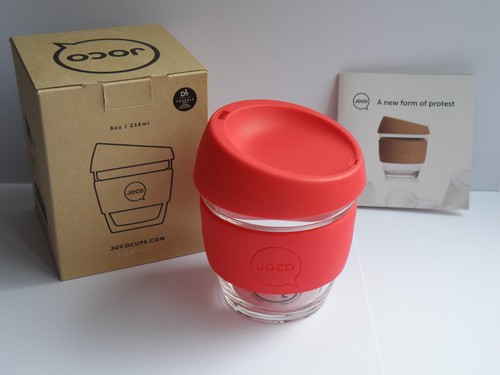 Joco 8oz red glass - red, cup