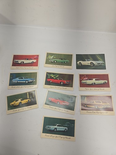 Nos 1969 chevrolet post cards - nos,
