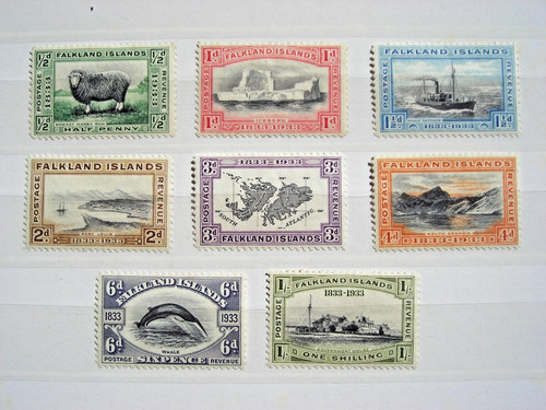 Falkland 1933 centenary - is, gv