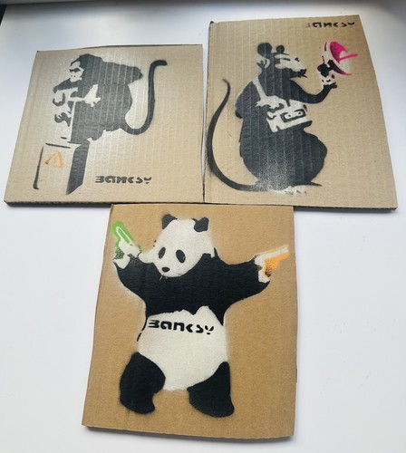 Banksy dismaland cardboard art - banksy,
