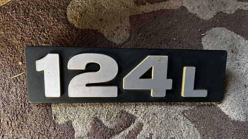 Scania original 124l badge for - original,