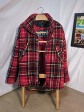 Polar Bear Personal Deep Freeze Control System Plaid Winter Jacket  Size Medium 