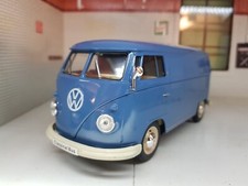 VW T1 Van 1963 Blue Bus Welly Bulli 1:24 Scale Diecast Detailed Model 22095