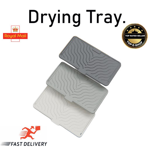 Reusable dish drying tray - 3x,