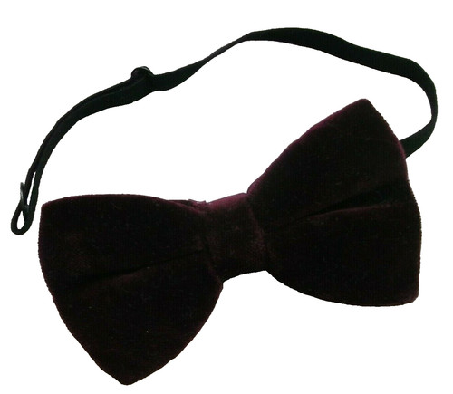 Velvet bow tie - velvet,