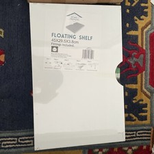 Floating Media Shelves Shelf For DVD SKY BOX TV AV Xbox Wall Mounted Kit Gloss 