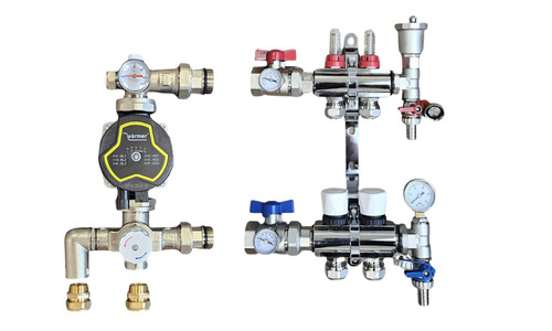 Underfloor heating port - underfloor,
