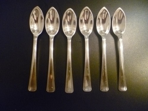 Antique set six elkington - of, 'elkington