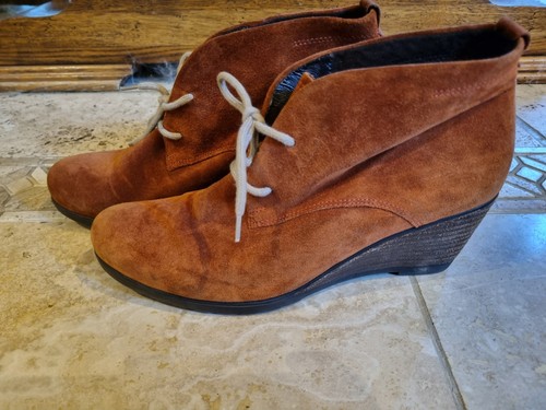 Gabor suede ankle boots rusty - gabor,