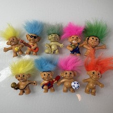 Vintage Pop Trolls Pencil Toppers (x9) 1990s Weetos Cereal Toys & Others Rare
