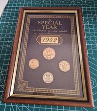 A Special Year 1942 Framed Coin Collection