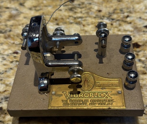 Vintage vibroplex vibrokeyer - vibroplex,