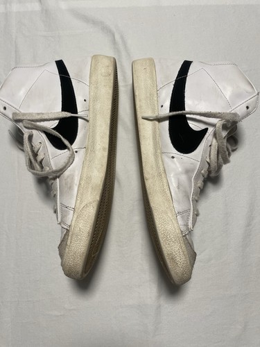 Nike men white solid blue - men's,