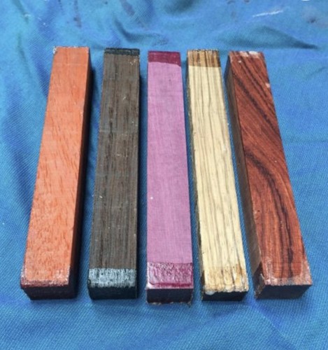 Exotic pen blank mix - exotic,