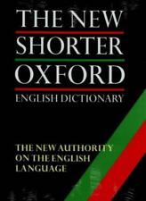The New Shorter Oxford English Dictionary,OUP, Lesley Brown