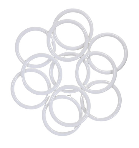 Inch white plastic acrylic - white,