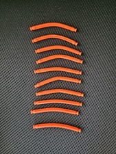 K'nex 86mm  Orange Flexi Rods x 10,  (2176)