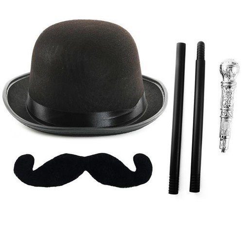 Vintage detective bowler hat - detective,