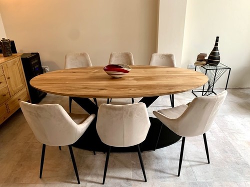 Solid oak oval - oak, table