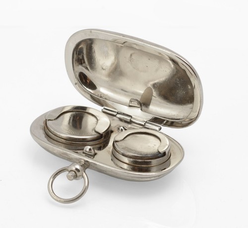 Antique silver plated double - plated,