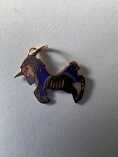 Rare Solid 9ct Rose Gold Unicorn Charm difficult to catch these & he's a Horror