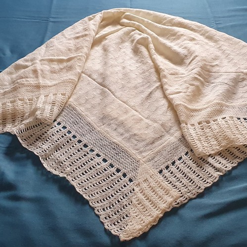 Vintage 1958 cream lace - vintage,